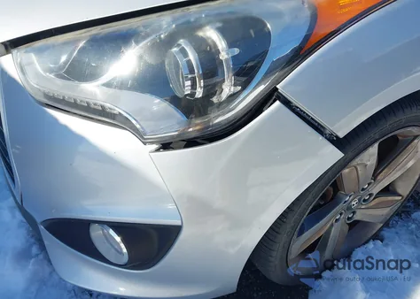 2014 Hyundai Veloster Turbo W/Black из США, поврежденный, VIN KMHTC6AE5EU210784